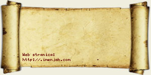 Kristina Dimitrijević vizit kartica